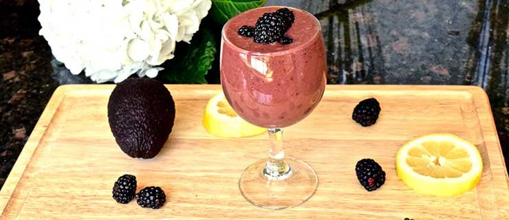 Blackberry Avocado Smoothie