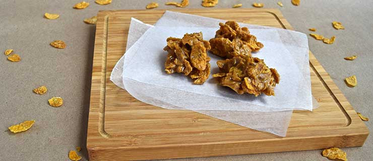 No Bake Healthy Peanut Butter Haystack Cookies