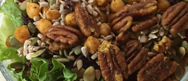 Yummy Goodness Spice Shot Salad